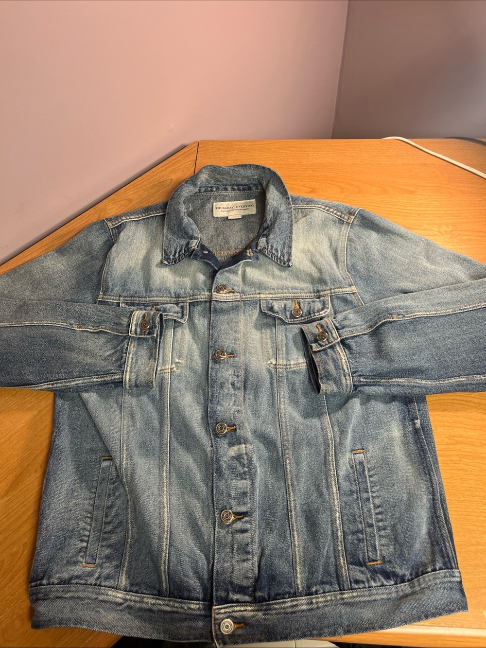 Thursday Everyday Men's Denim Jacket Size XL